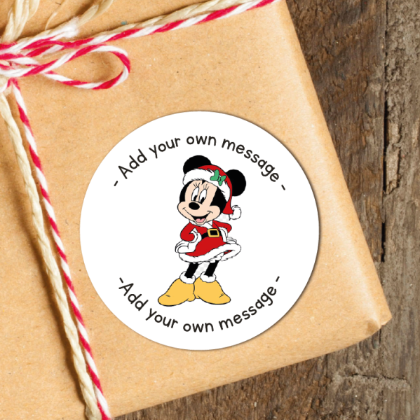 24 Personalised Christmas Stickers SS34